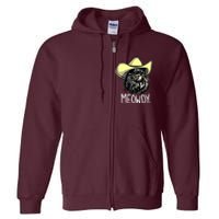 Meowdy Texas Cat Meme Full Zip Hoodie