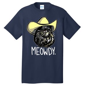 Meowdy Texas Cat Meme Tall T-Shirt