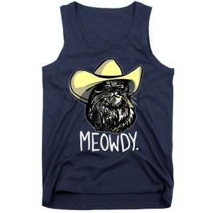 Meowdy Texas Cat Meme Tank Top