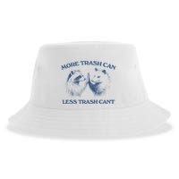 More Trash Can Less Trash CanT Funny Inspiration Sustainable Bucket Hat