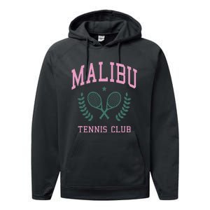 Malibu Tennis Club Fashion Design Classic Performance Fleece Hoodie