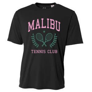 Malibu Tennis Club Fashion Design Classic Cooling Performance Crew T-Shirt