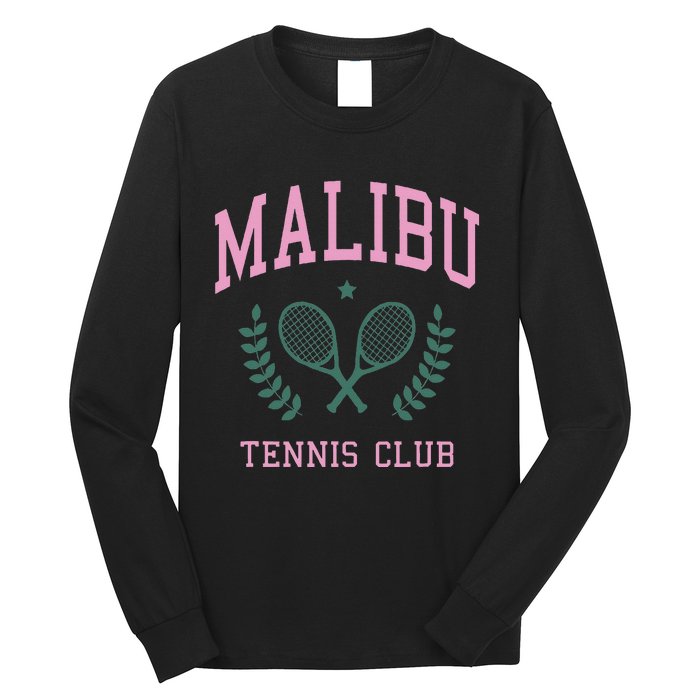 Malibu Tennis Club Fashion Design Classic Long Sleeve Shirt