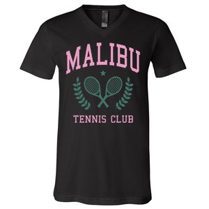 Malibu Tennis Club Fashion Design Classic V-Neck T-Shirt