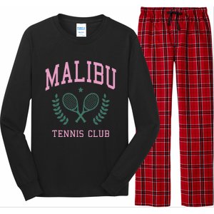 Malibu Tennis Club Fashion Design Classic Long Sleeve Pajama Set