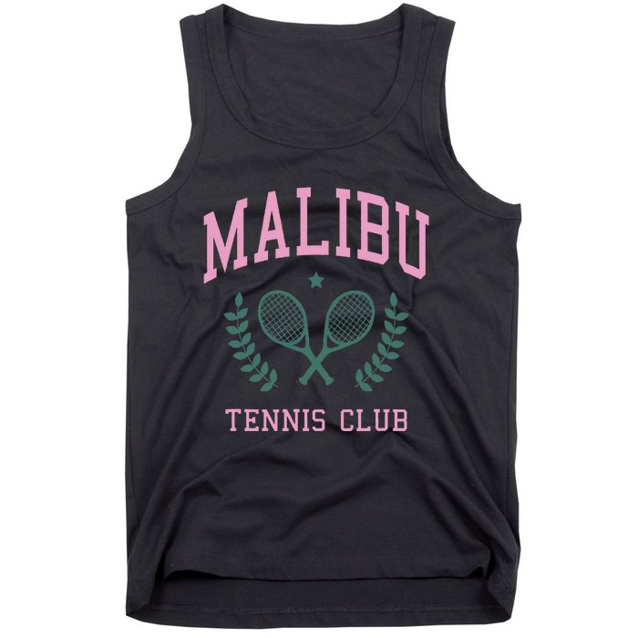 Malibu Tennis Club Fashion Design Classic Tank Top