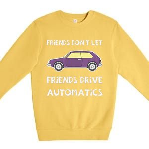 Manual Transmission Car Driving Enthusiast Stick Shift Humor Premium Crewneck Sweatshirt