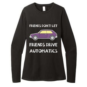 Manual Transmission Car Driving Enthusiast Stick Shift Humor Womens CVC Long Sleeve Shirt