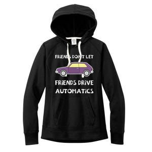 Manual Transmission Car Driving Enthusiast Stick Shift Humor Women's Fleece Hoodie