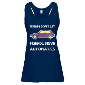 Manual Transmission Car Driving Enthusiast Stick Shift Humor Ladies Essential Flowy Tank