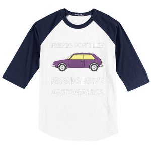 Manual Transmission Car Driving Enthusiast Stick Shift Humor Baseball Sleeve Shirt