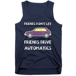 Manual Transmission Car Driving Enthusiast Stick Shift Humor Tank Top