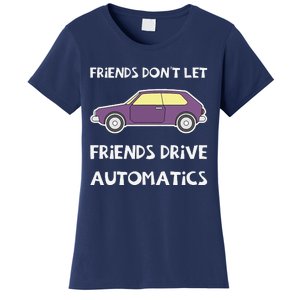 Manual Transmission Car Driving Enthusiast Stick Shift Humor Women's T-Shirt