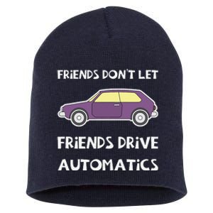 Manual Transmission Car Driving Enthusiast Stick Shift Humor Short Acrylic Beanie