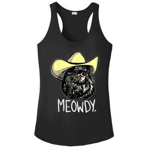 Meowdy Texas Cat Meme Ladies PosiCharge Competitor Racerback Tank