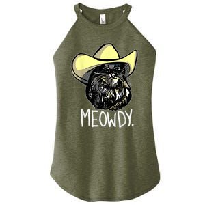 Meowdy Texas Cat Meme Women's Perfect Tri Rocker Tank