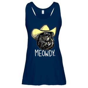 Meowdy Texas Cat Meme Ladies Essential Flowy Tank