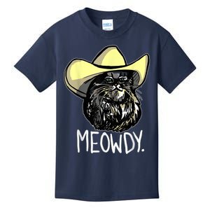 Meowdy Texas Cat Meme Kids T-Shirt