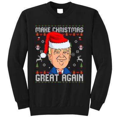 Make This Christmas Great Again Funny Donald Trump Ugly Sweater Sweatshirt