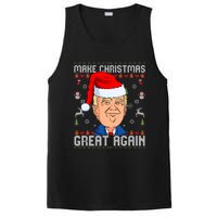 Make This Christmas Great Again Funny Donald Trump Ugly Sweater PosiCharge Competitor Tank