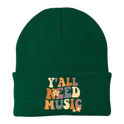 Music Teacher Cute Back To School YAll Need Music Knit Cap Winter Beanie