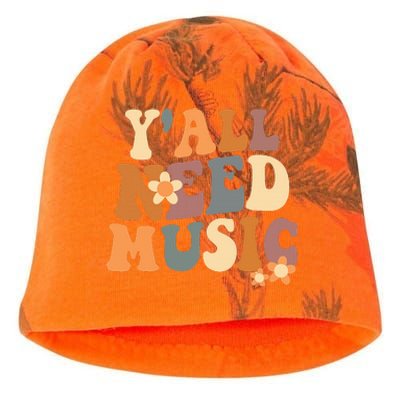 Music Teacher Cute Back To School YAll Need Music Kati - Camo Knit Beanie