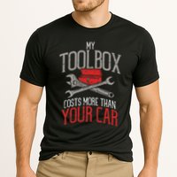 My Toolbox Costs More Than Your Car Funny Auto Mechanic Cooling Performance Crew T-Shirt