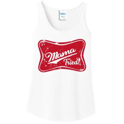 Mama Tried Country Outlaw Music Western Ladies Essential Tank