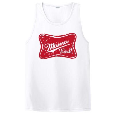 Mama Tried Country Outlaw Music Western PosiCharge Competitor Tank