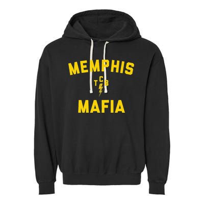 Memphis Tennessee Classic Rock Music The 70s Retro TCB Garment-Dyed Fleece Hoodie