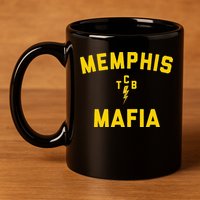 Memphis Tennessee Classic Rock Music The 70s Retro TCB 11oz C Handle Ceramic Mug