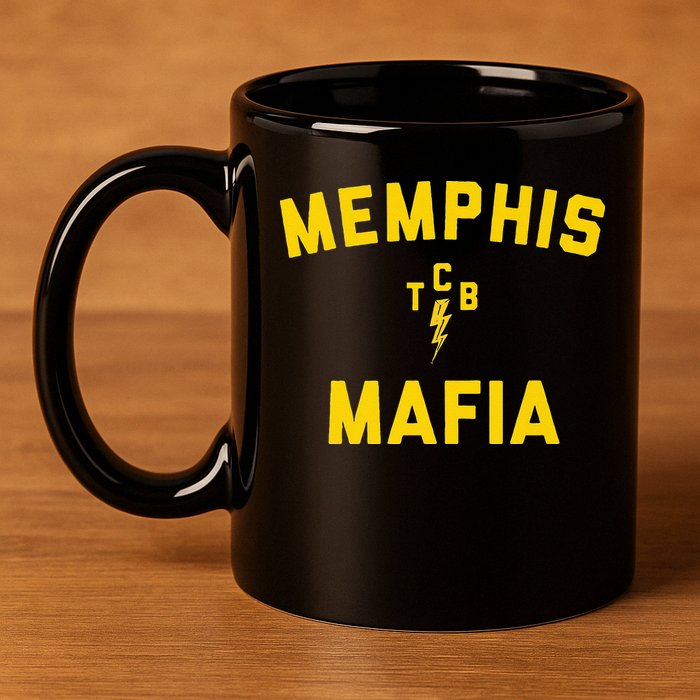 Memphis Tennessee Classic Rock Music The 70s Retro TCB 11oz C Handle Ceramic Mug