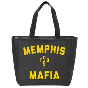 Memphis Tennessee Classic Rock Music The 70s Retro TCB Zip Tote Bag