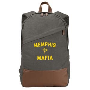 Memphis Tennessee Classic Rock Music The 70s Retro TCB Cotton Canvas Backpack