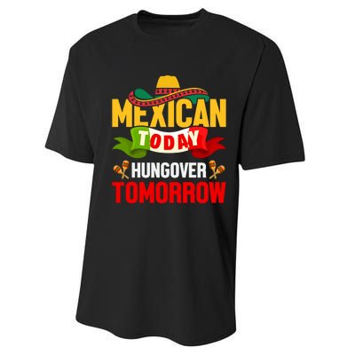 Mexican Today Cinco De Mayo T Performance Sprint T-Shirt