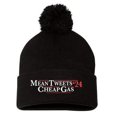 MEAN TWEETS CHEAP GAS 2024 Pom Pom 12in Knit Beanie