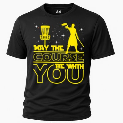 May The Course Be With You - Disc Golf Player Disc Golfer Performance Shirt