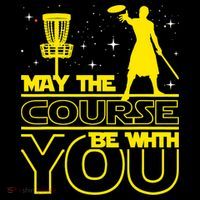 May The Course Be With You - Disc Golf Player Disc Golfer Sustainable Bucket Hat