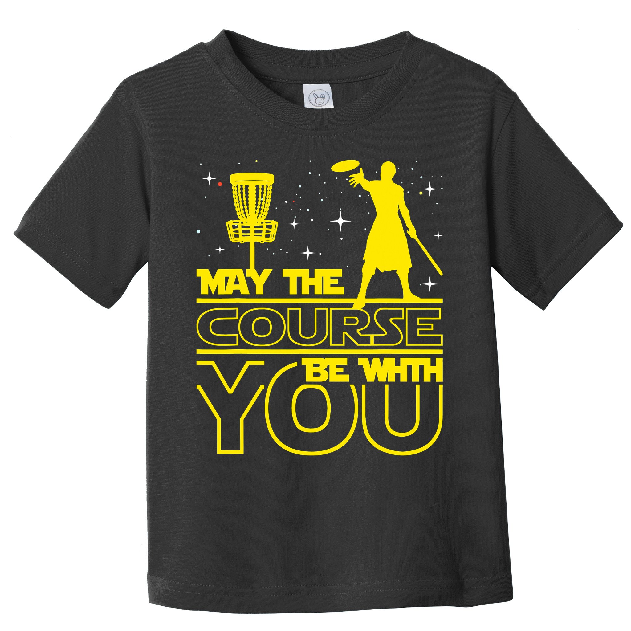 May The Course Be With You - Disc Golf Player Disc Golfer Toddler T-Shirt