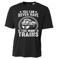 Model Train Collector For Railroad Train Collecting Lover Cooling Performance Crew T-Shirt