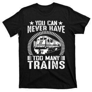 Model Train Collector For Railroad Train Collecting Lover T-Shirt