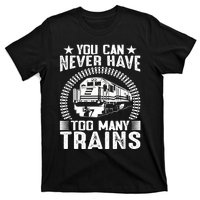 Model Train Collector For Railroad Train Collecting Lover T-Shirt