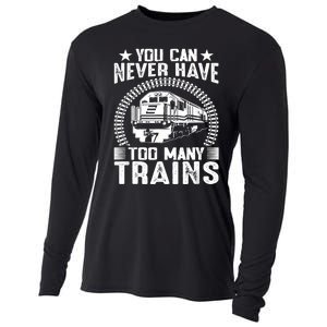 Model Train Collector For Railroad Train Collecting Lover Cooling Performance Long Sleeve Crew