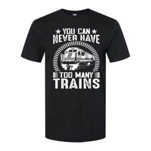 Model Train Collector For Railroad Train Collecting Lover Softstyle CVC T-Shirt