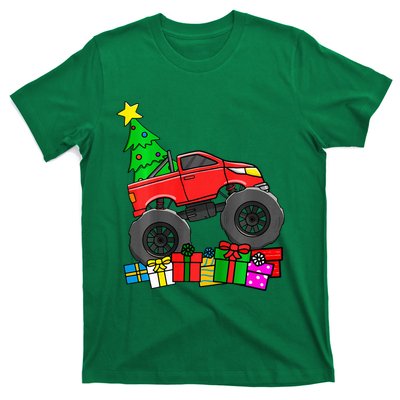 Monster Truck Christmas Tree T-Shirt