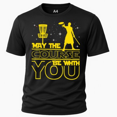 May The Course Be With You - Disc Golf Player Disc Golfer Performance Shirt