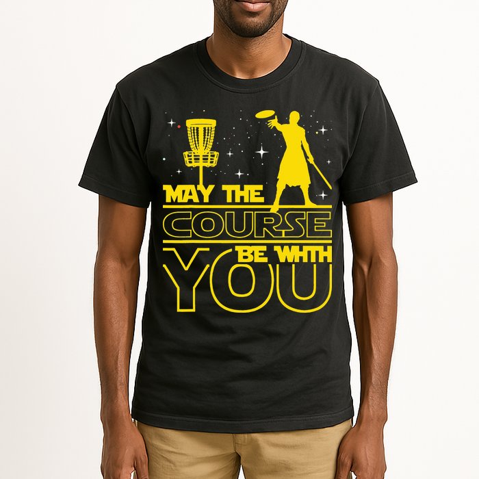 May The Course Be With You - Disc Golf Player Disc Golfer Tall T-Shirt