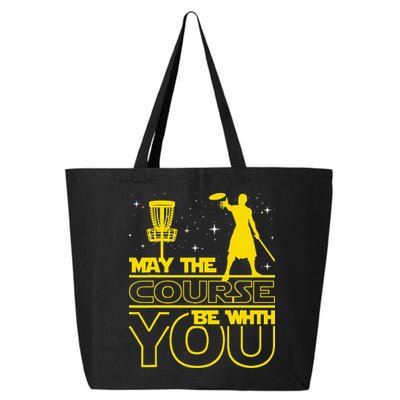 May The Course Be With You - Disc Golf Player Disc Golfer 25L Jumbo Tote