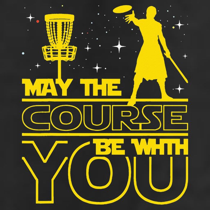 May The Course Be With You - Disc Golf Player Disc Golfer Trucker Hat