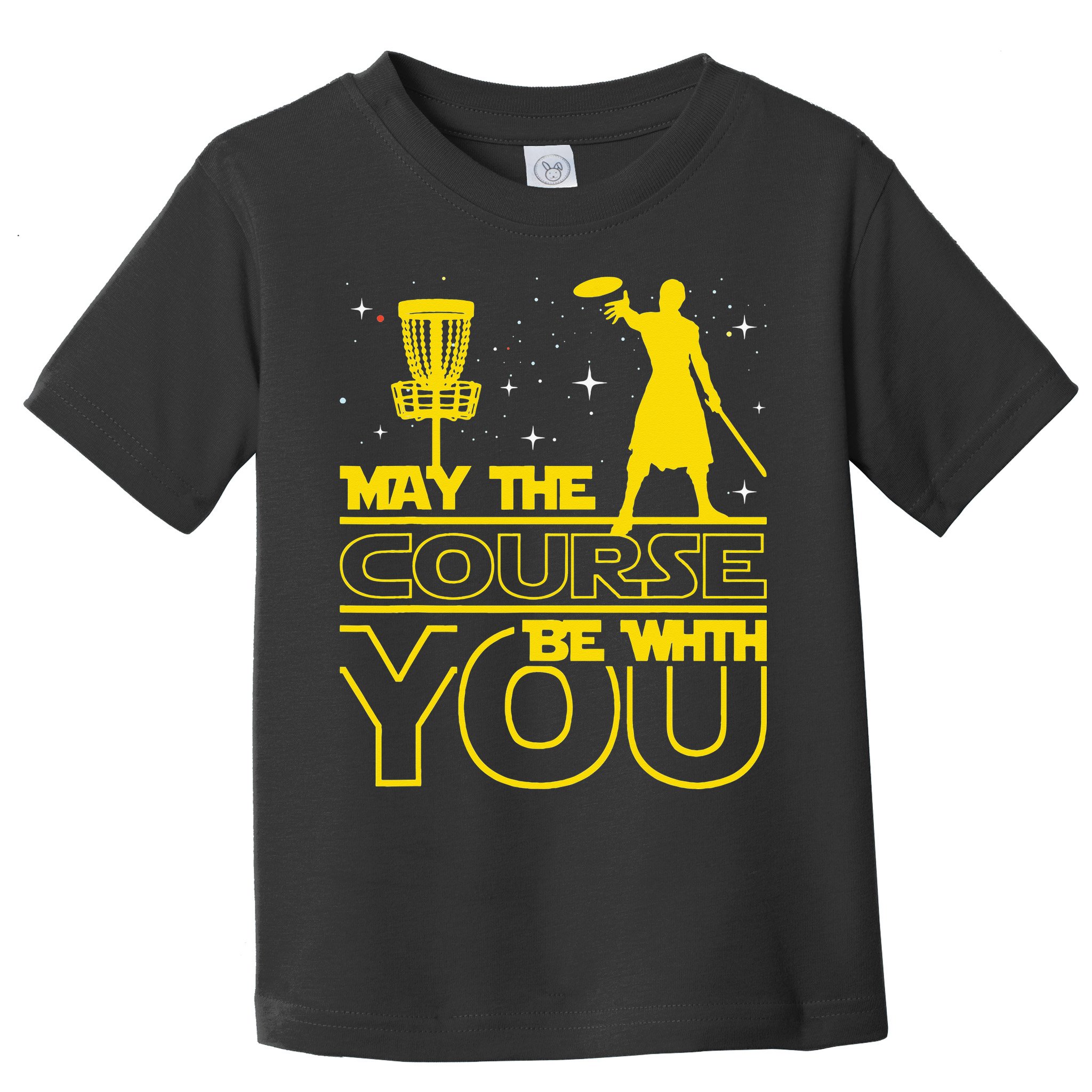 May The Course Be With You - Disc Golf Player Disc Golfer Toddler T-Shirt